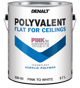 Краска с индикатором прокраса Denalt Polyvalent Flat For Ceilings 230